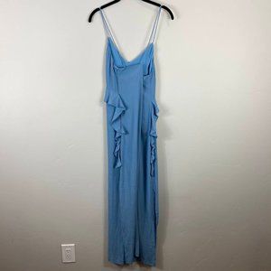 Elliatt Rapture Women Blue Steel Maxi Dress Small